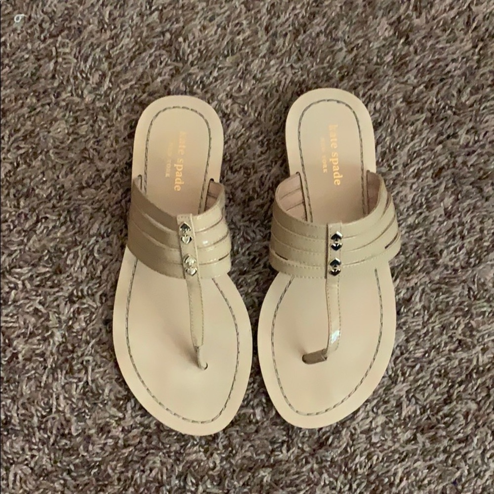 Kate spade nude sandals